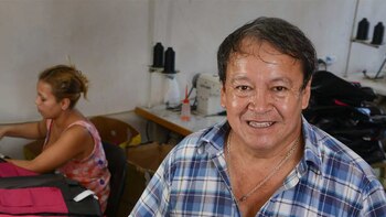 Toty Flores en el taller