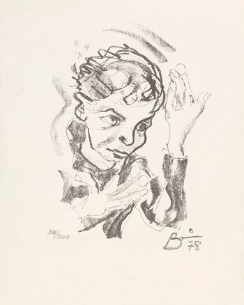 Copia de un autorretrato de