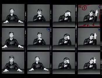 Contactos de “Heroes”, 1977. Photograph