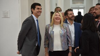 El gobernador Salteño junto a
