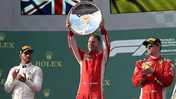 Sebastian Vettel ganó el primer