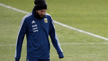 Lionel Messi, durante el último