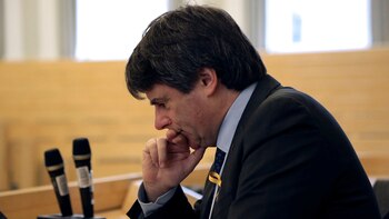 Puigdemont venía de Finlandia e
