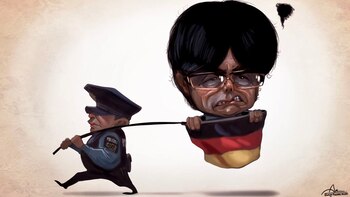 Carles Puigdemont fue detenido en