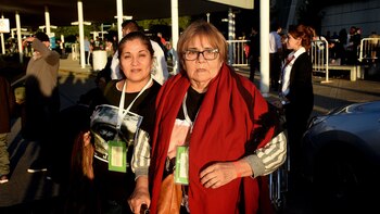 Adelma Méndez y Andrea Cisterna,