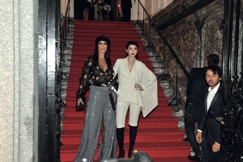 Moria Casán y su hija