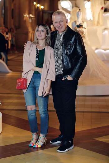 Jean Paul Gaultier y Karina