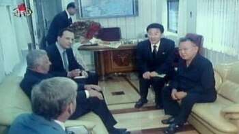 El interior del tren norcoreano