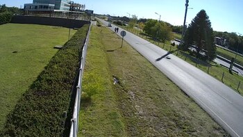 Una cámara de seguridad de