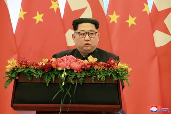 El dictador norcoreano Kim Jong-un