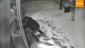 Tras hacer el agujero, ingresó