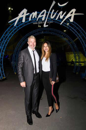 Fernando Burlando y su novia