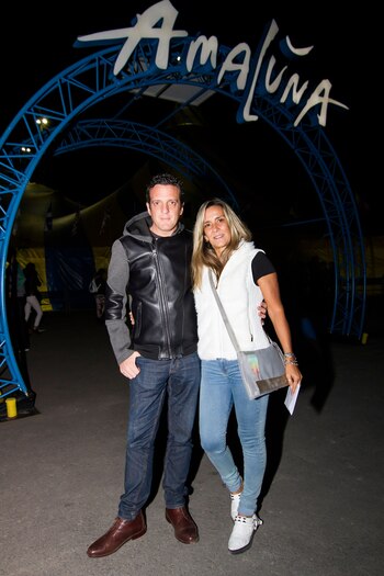 Mauro Szeta y su novia.