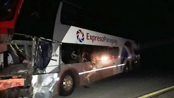 El micro de Expreso Paraguay