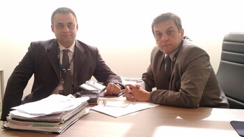 Damián Franco y Víctor Chanenko,