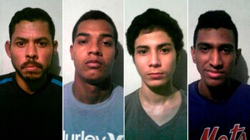 Algunos de los fugados (@PableOstos)