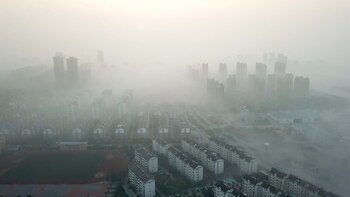 La contaminación es visible en