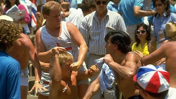 La barra argentina se enfrentó