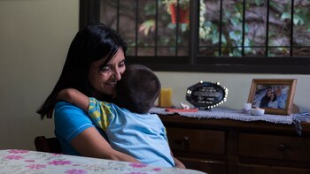 Viviam, su hijo “en tránsito”