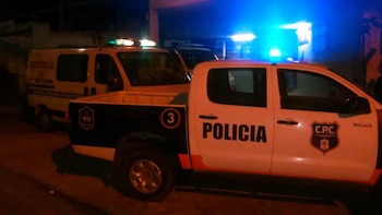 La policía llegó al lugar