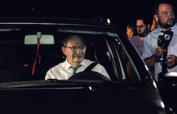 Lito Dorfman, orador de la ceremonia.