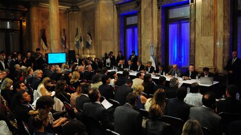 La comisión Bicameral se reúne en el Senado (Fotos: Maximiliano Luna)