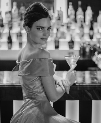 Vestido off the shoulders ($