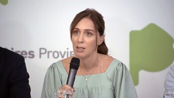 La gobernadora María Eugenia Vidal