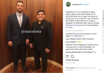 El descargo de Maradona. (Foto:
