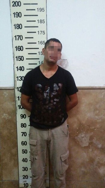 Gastón Sebastián Oliva fue detenido por robo (Foto: Twitter)