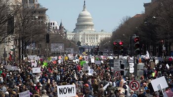 El sondeo se completó antes de que se produjeran las multitudinarias marchas a favor de un mayor control de armas después de la matanza de un instituto en Parkland, Florida