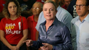 La presidente del PT Gleisi