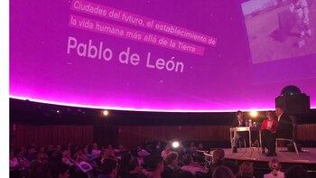 La exposición que brindó en