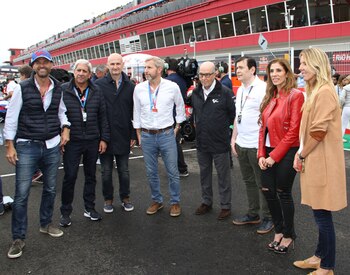 Las autoridades recorrieron el circuito