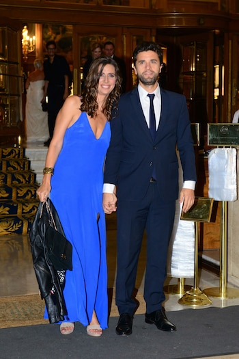 Luciana Geuna y su marido.