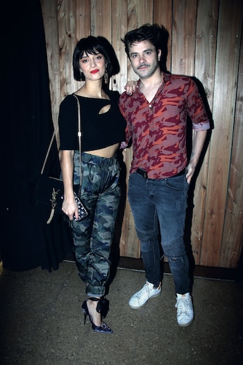 Felipe Colombo y su mujer