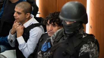 Integrantes de Los Monos durante