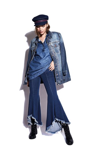 Campera oversize ($ 2.830, Tucci),