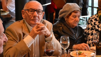 Sobrevivientes del Holocausto, en una