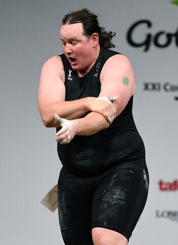 Laurel Hubbard sufrió una impactante