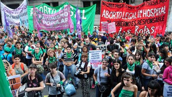 Una de las tantas marchas