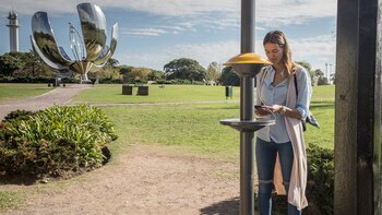 Las baterías ubicadas en los