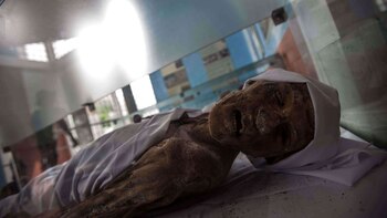 El cuerpo momificado de Jorge