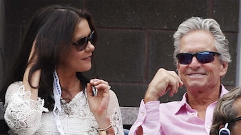 Catherine Zeta-Jones y Michael Douglas