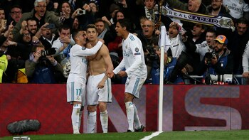 (Reuters/ Stringer) Cristiano Ronaldo celebra