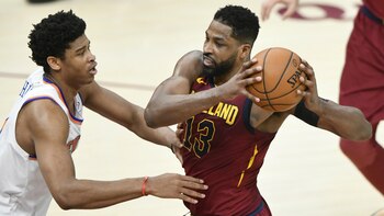 Tristan Thompson en partido contra