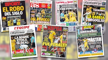 Los portadas de los diarios