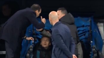 Allegri se cruzó con el