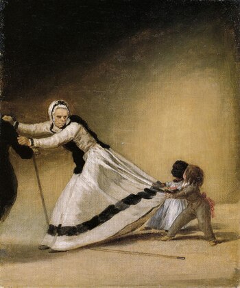 “La beata”, de Goya, donde