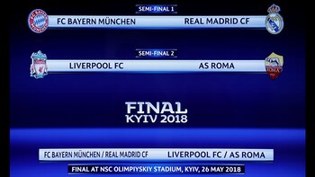 Las llaves de semifinales de